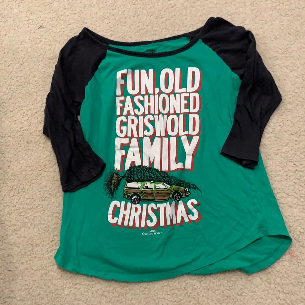 3/4 sleeve Griswold Christmas shirt